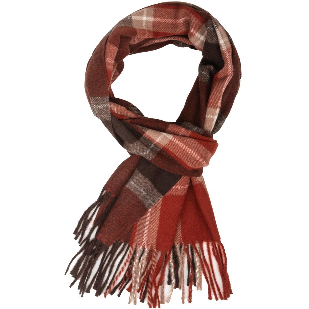 6561 Women Fall Winter Scarf Fashion Long Plaid Shawls Wraps Soft Cashmere